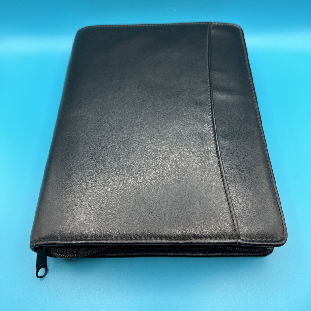 Dayrunner Planner Organizer Black & LOTS of Inserts Full Zip Vintage 90s 1990s‎